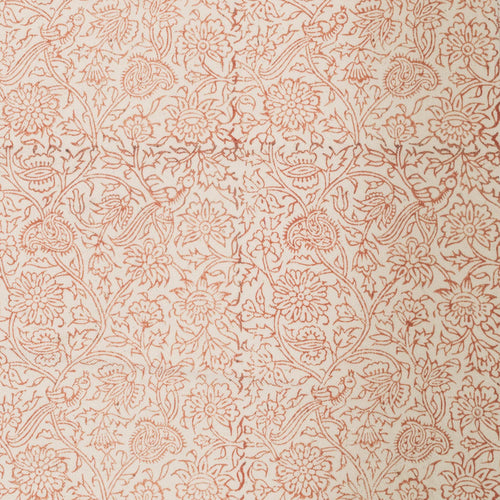 BIRD FOLIAGE TABLECLOTH, Rectangle Hand Block Printed Table Cloth 177×228cm/70×90", Machine Washable Dining Table Cover, Organic Cotton